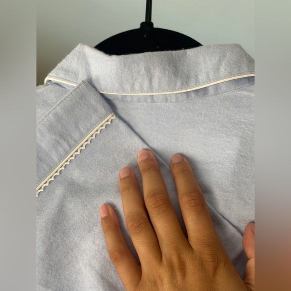 NWT Vintage Sanrio Angel Hello Kitty Light Blue Long Pajama Set - Picture 13 of 16